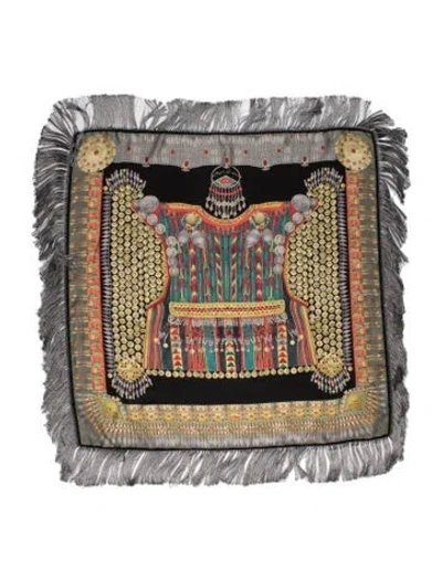 Pre-owned Etro Silk Printed Scarf In Neutral