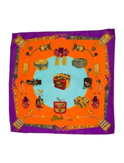 Pre-owned Etro Silk Printed Shawl
