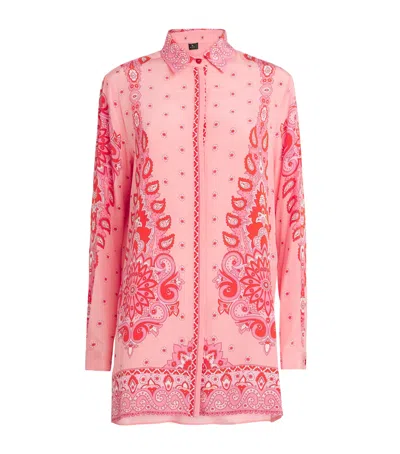 ETRO SILK PRINTED SHIRT