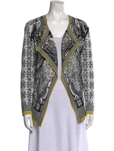 Pre-owned Etro Silk Printed Sweater In Multi