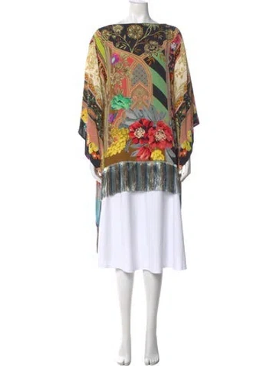 Pre-owned Etro Silk Printed Sweater In Multi