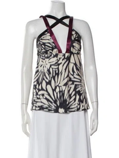 Pre-owned Etro Silk Printed Top