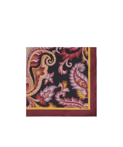 ETRO ETRO PAISLEY PRINTED SATIN SCARF