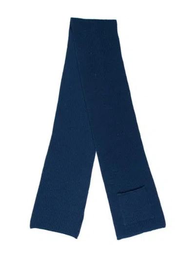 Pre-owned Etro Silk Scarf In Blue