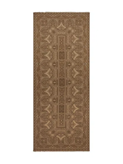 Etro Silk Scarf In Brown