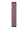 Etro Silk Scarf With Bird Print In Burgundy