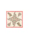 Etro Silk Scarf With Flowers And Animals