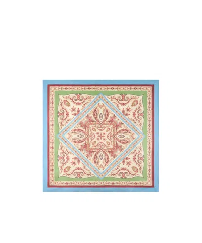 ETRO SILK SCARF WITH PLACED PRINT