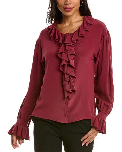 Etro Silk Shirt In Red