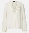 Etro Ruffled Blouse In White