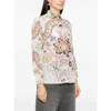 Etro Floral Paisley Print Button-up Silk Shirt