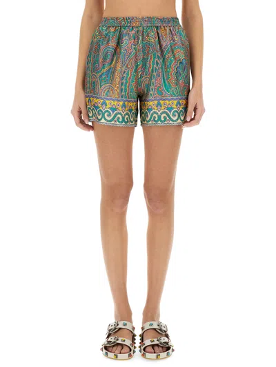 ETRO SILK SHORTS