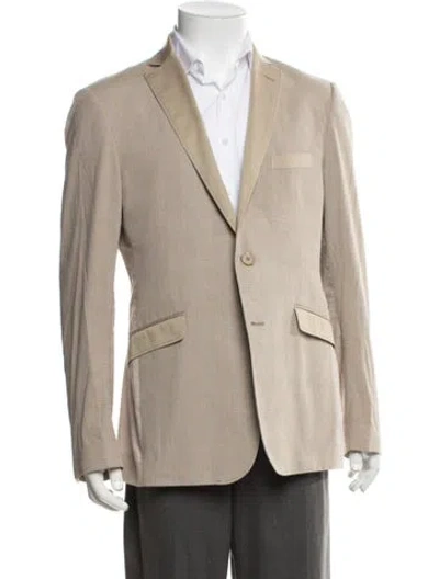 Pre-owned Etro Silk Striped Blazer In Neutrals