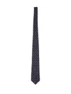 Etro Pattern Embroidered Pointed-tip Tie In Multicolour
