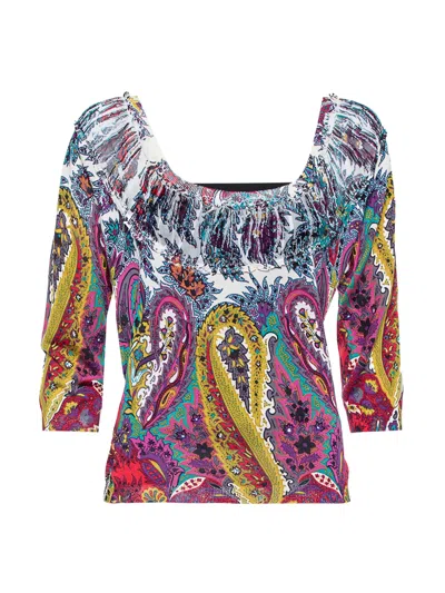 Pre-owned Etro Silk Top
