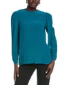 Etro Silk Top In Blue