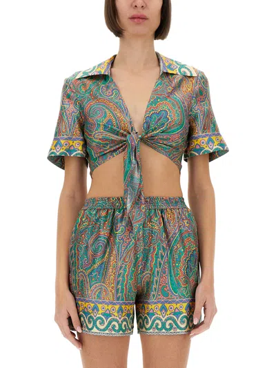 ETRO SILK TOP