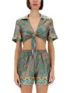 Etro Paisley Shirt In Multicolour