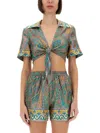 Etro Paisley Shirt In Multicolour