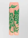 Etro Rose Print Straight-leg Pants
