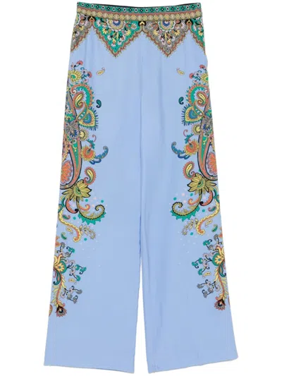 ETRO SILK TROUSERS