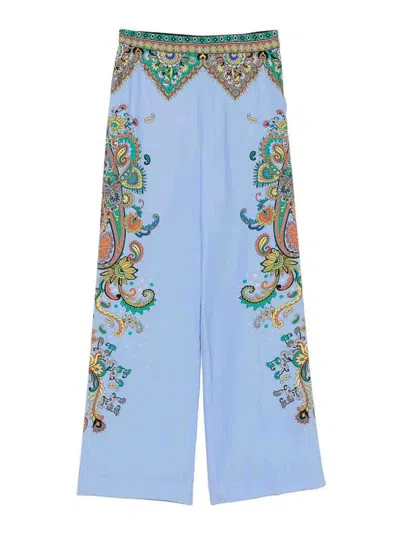 ETRO SILK TROUSERS