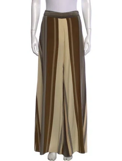 Pre-owned Etro Silk Wide Leg Pants W/ Tags In Multi