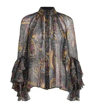 Etro Silk-blend Paisley Blouse