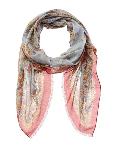 Etro Silk-blend Scarf In Multi