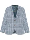 Etro Single-breasted Blazer In 蓝色