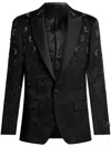 Etro Single-breasted Blazer In Black