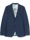 Etro Single-breasted Blazer In Blue