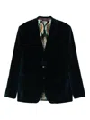 Etro Single-breasted Blazer In Blue