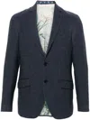 Etro Single-breasted Blazer In Blue