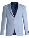 Etro Men's Cashmere-blend Jersey Sport Coat In Blue