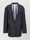 Etro Pegasus Buttoned Over Jacket In Black