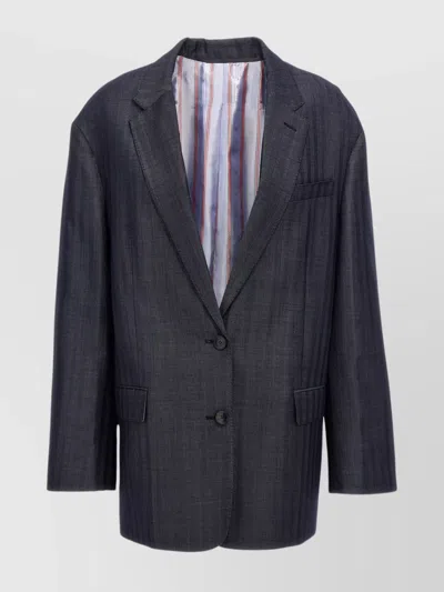 ETRO SINGLE-BREASTED BLAZER FEATURING PEGASO DESIGN