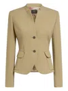 Etro Single-breasted Blazer In Nude