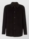 Etro Caban Wool-blend Overcoat For Men In Brown