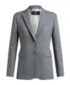 Etro Single-breasted Jacquard Jacket In Multi