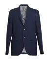 Etro Single-breasted Long-sleeved Jacket In Black