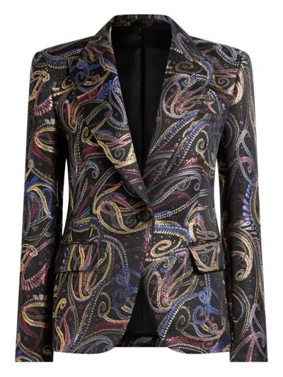 ETRO SINGLE-BREASTED PAISLEY BLAZER