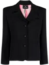 Etro Single-breasted Patch-pocket Blazer In Black