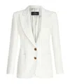 Etro Single-breasted Slub Blazer In White