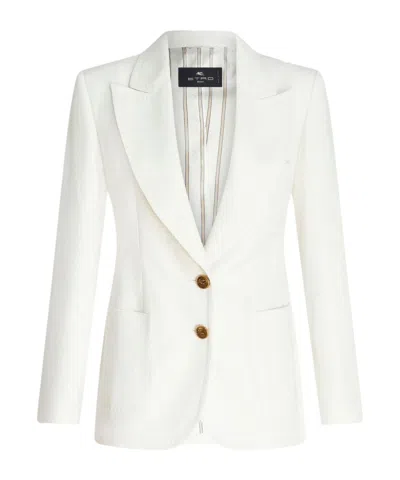 ETRO ETRO SINGLE-BREASTED TAILORED BLAZER