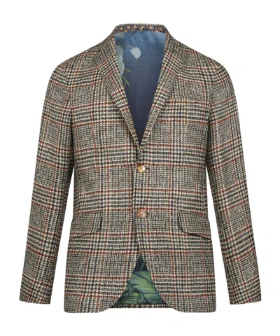 ETRO WOOL AND ALPACA WOOL BLAZER