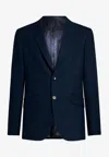 Etro Single-breasted Worked Weave Blazer