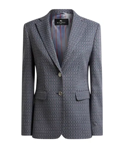 ETRO SINGLE-BREASTED BLAZER