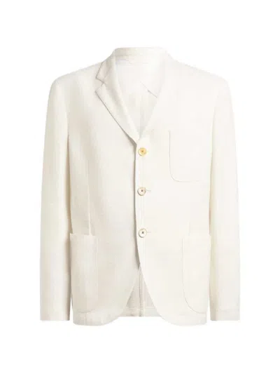 Etro Single-breasted Blazer In Neutral