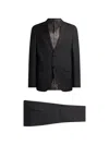 Etro Single-breasted Virgin Wool Suit In Multi